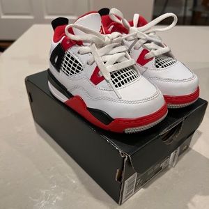 Toddler Jordan retro 4s size 7c